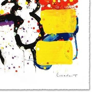 トム・エバハート 『Cool & Intelligent』 限定版リトグラフ 直筆