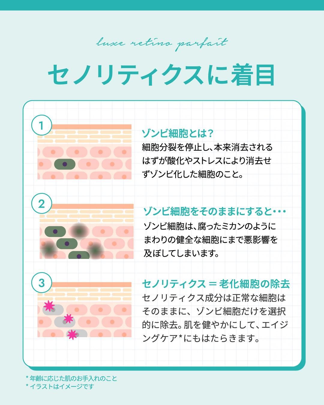 リュクスレチノパフェ 29g - At. | エーティー公式オンラインショップ