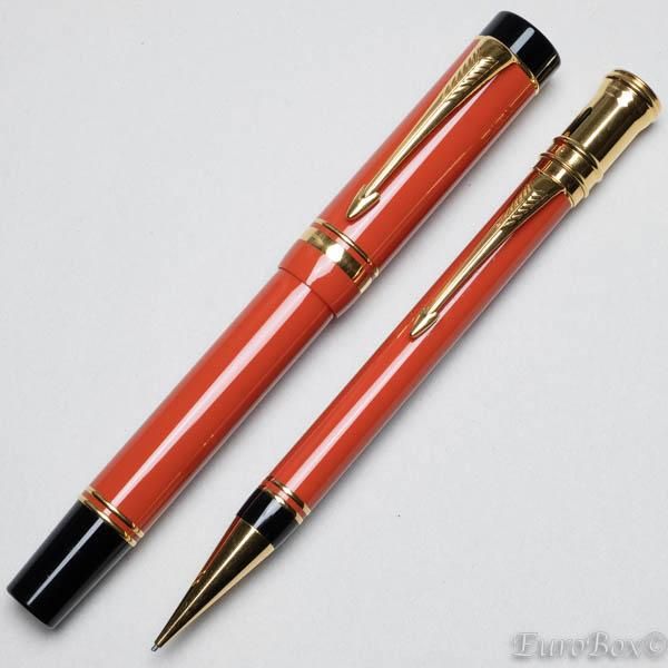 PARKER Duofold Red パーカー デュオフォールド オレンジ 万年筆