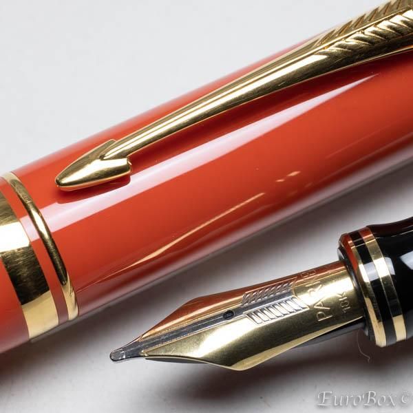 PARKER Duofold Red パーカー デュオフォールド オレンジ 万年筆