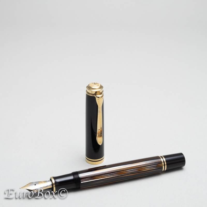 ペリカン 万年筆 スーベレーン M800 茶縞 Pelikan Souveran M800