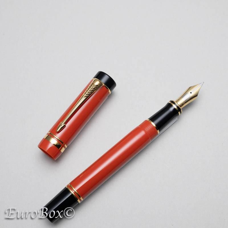 Parker Duofold 750 18Kインク付き万年筆