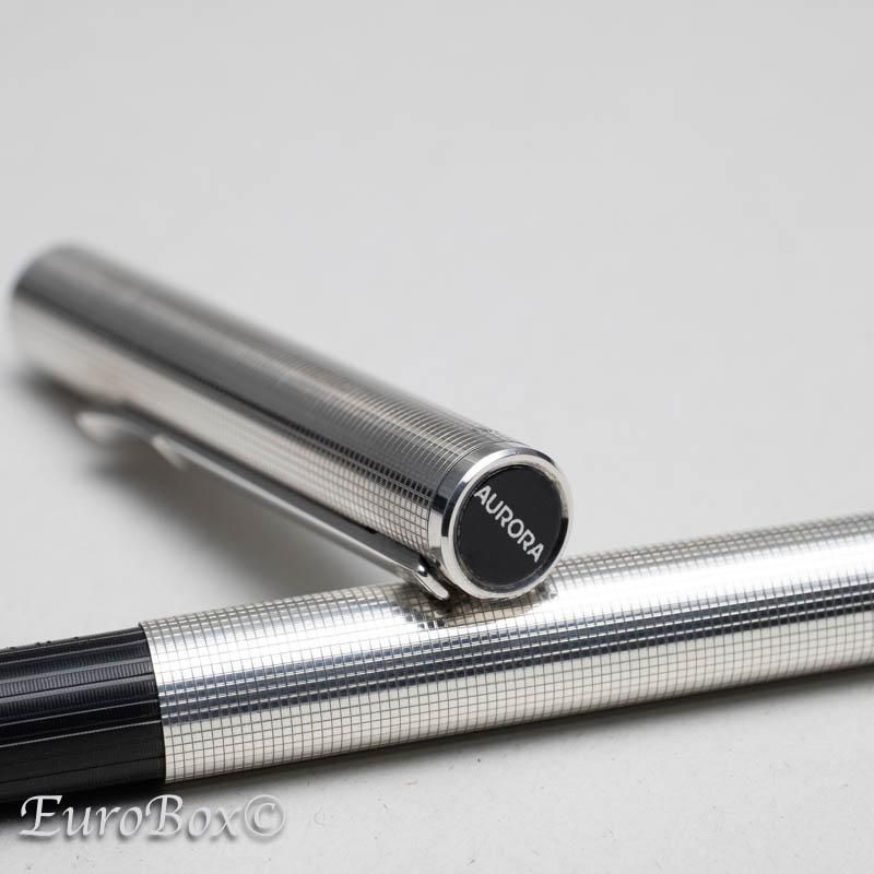 アウロラ 万年筆 アスティル H41 シルバー ファイン グレイン AURORA