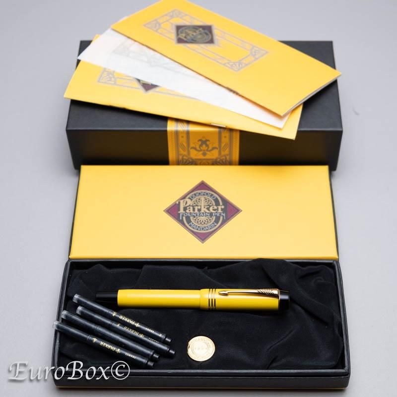 パーカー 万年筆 デュオフォールド センテニアル マンダリンイエロー