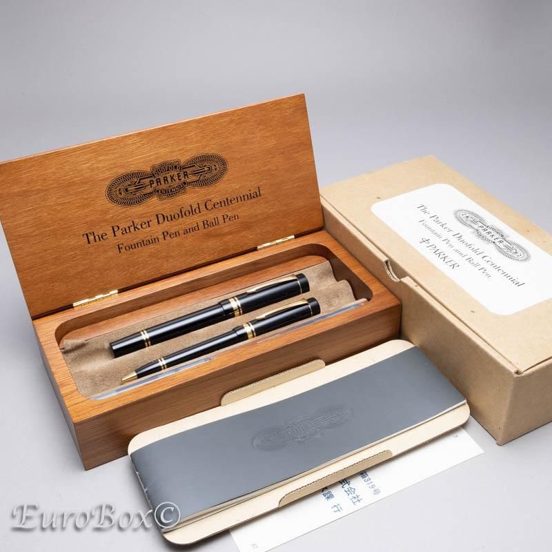 パーカー 万年筆/ボールペン デュオフォールド センテニアル ブラック