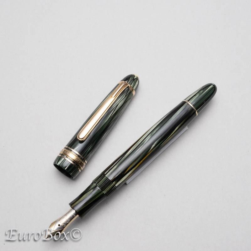 モンブラン 万年筆 マスターピース 142 グリーンストライプ MONTBLANC
