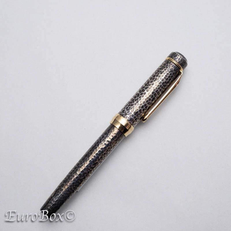 プラチナ 万年筆 銀無垢 鍛金古美 PLATINUM Hammered Sterling Silver