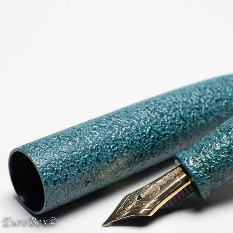 中屋万年筆 石目乾漆 緑石目 NAKAYA Ishime・Ishime Kanshitusu