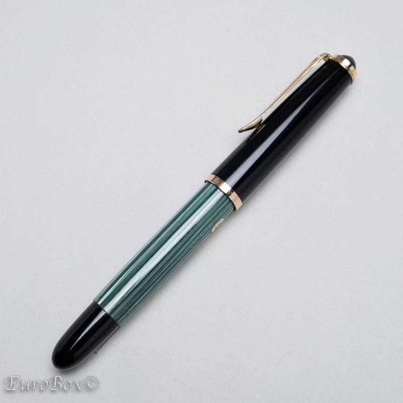 PELIKAN 400 金 万年筆 14Cー585 ペリカン グリーンストライプ 【公式