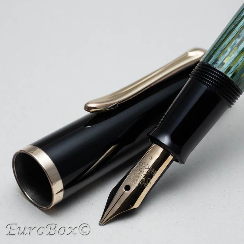 ペリカン 万年筆 400 グリーンストライプ Pelikan 400 Green Stripe
