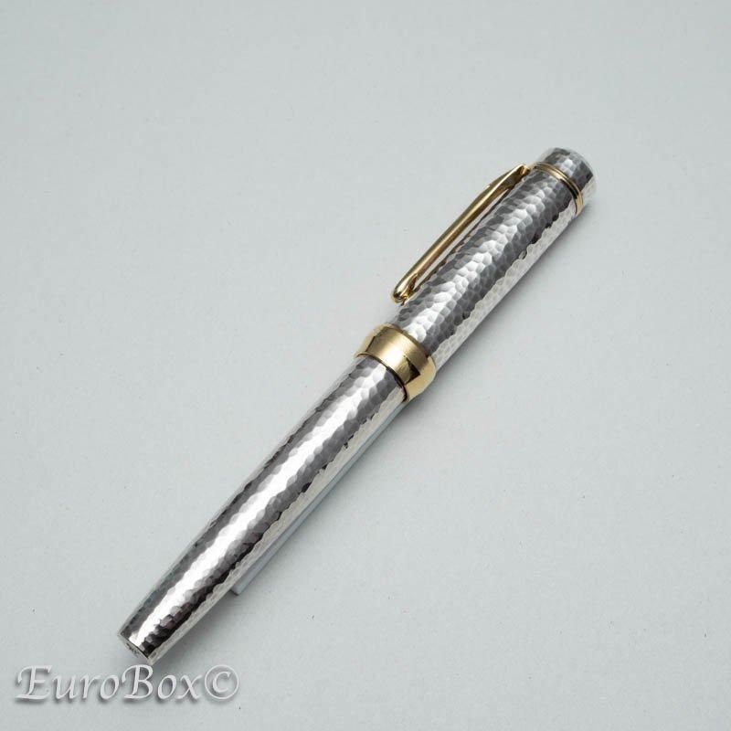 プラチナ 万年筆 銀無垢鍛金磨きPLATINUM Hammered Sterling Silver