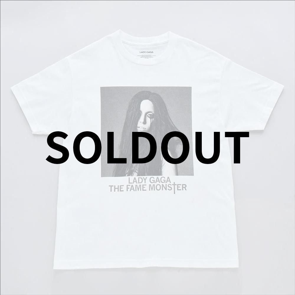 LuvLEE LADY GAGA Tシャツ 「THE FAME MONSTER」 WHITE プリント