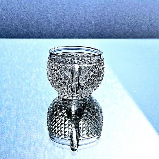 希少 Baccarat オールドバカラ 19世紀 刻印 ディアマンビゾー トレイ