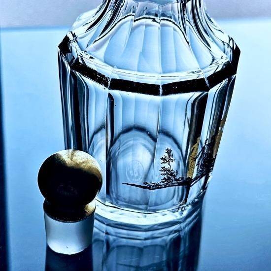 金彩オールドバカラ 老舗パフュームリーHOUBIGANTウビガンの香水瓶