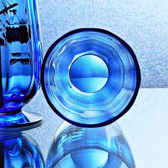 金彩オールドバカラ 美しい薔薇模様のグラス【19世紀後半頃】アール