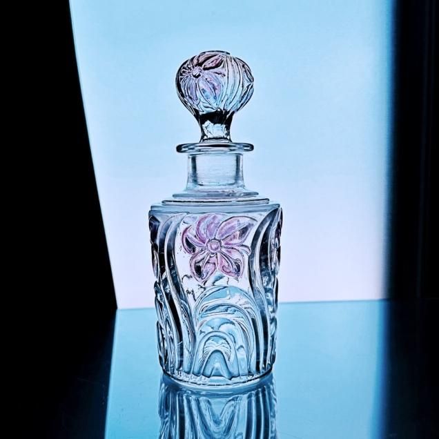 素敵な☆オールドサンルイSt LouisサフォSaphoクリスタル石鹸入れ