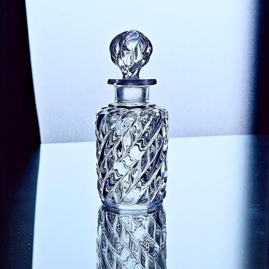オールドバカラ 刻印付スターリングシルバー パヒュームボトル