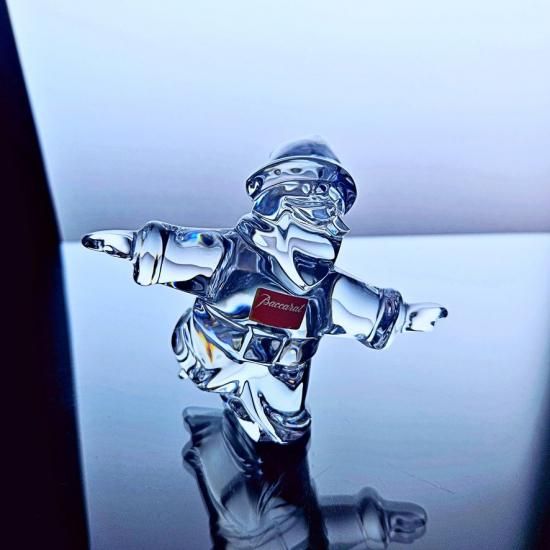 輝くオールドバカラ サンタクロースのクリスタルオブジェ【1936年以降