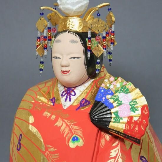 羽衣（9寸）- 奈良一刀彫工房 大林杜寿園