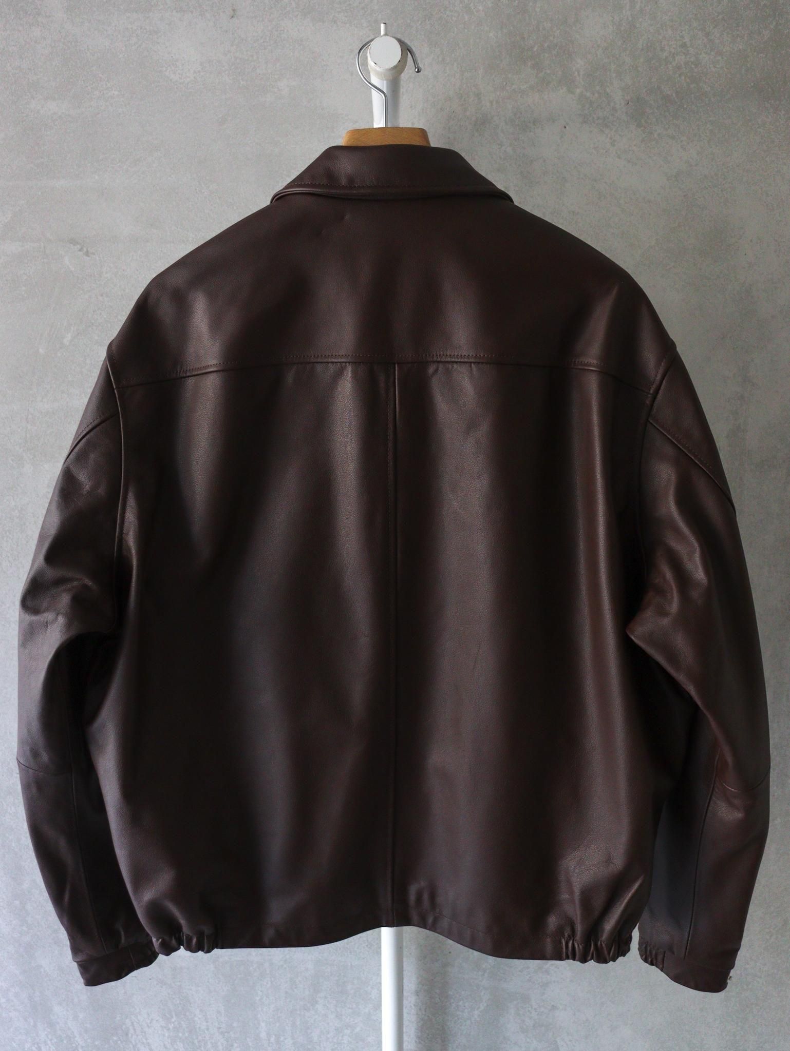 UNIVERSAL PRODUCTS.(ユニバーサルプロダクツ) LEATHER BROUSON