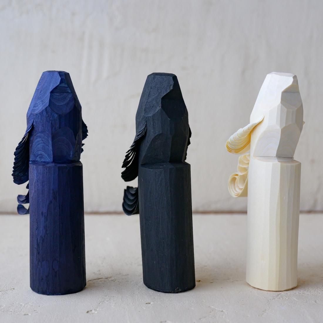 山福限定】笹野一刀彫 ai-poppo - 山から福がおりてくる -山形県の雑貨