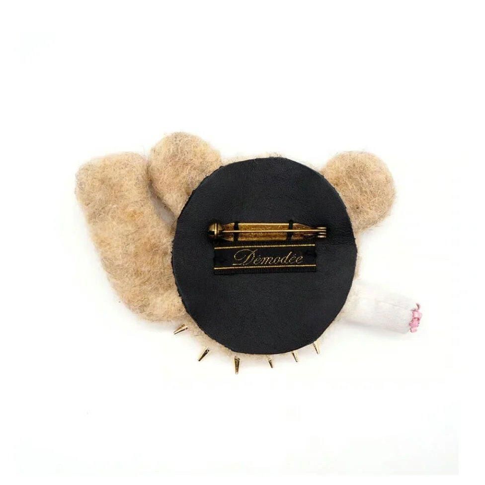 DEMODEE デモデ クマブローチ21ABR-BEAR-WARU