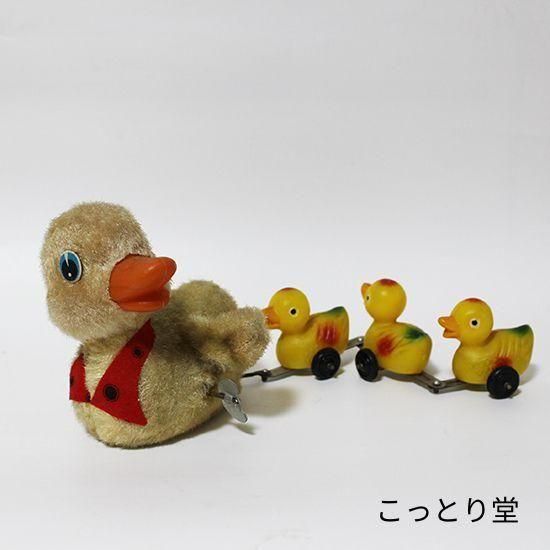 ゼンマイ仕掛けのアヒル|DUCKS FAMILY - レア物・骨董・アンティーク