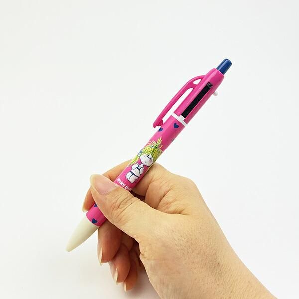 水森亜土 シャープ＆2色ボールペン 濃ピンク 文具