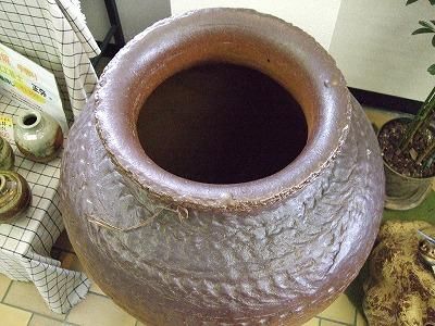 特大の甕（かめ）**大型陶器製円筒形壺 特大の甕（かめ）**大型陶器製