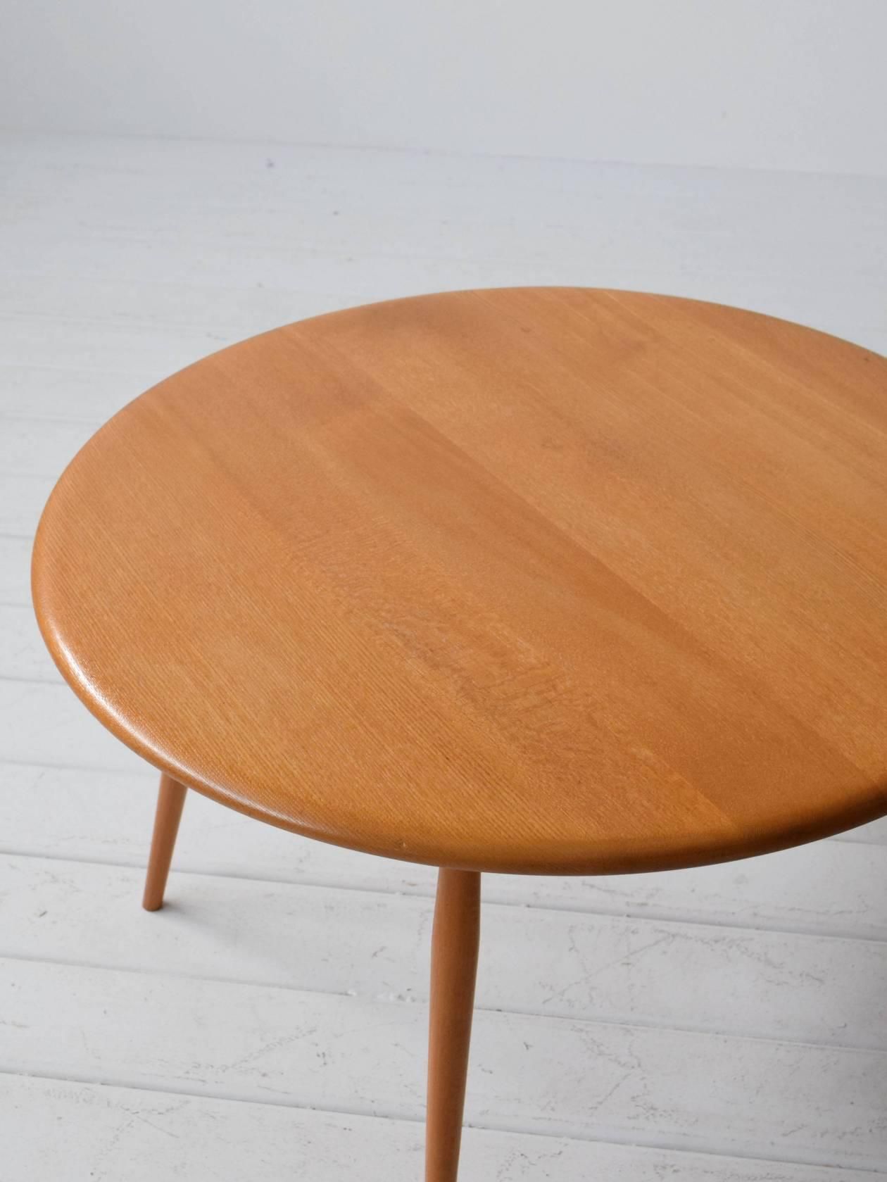 イギリスヴィンテージ ERCOL コーヒーテーブル/ラウンド ミッド