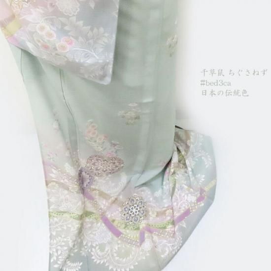 夏 絽 訪問着 新品 オリエンタル更紗文様 夏のフォーマル 御仕立上り