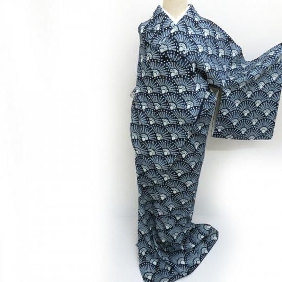 小紋 藍染 佐藤昭人 絞り 竹田耕三 国選定無形文化財 天然阿波藍灰汁