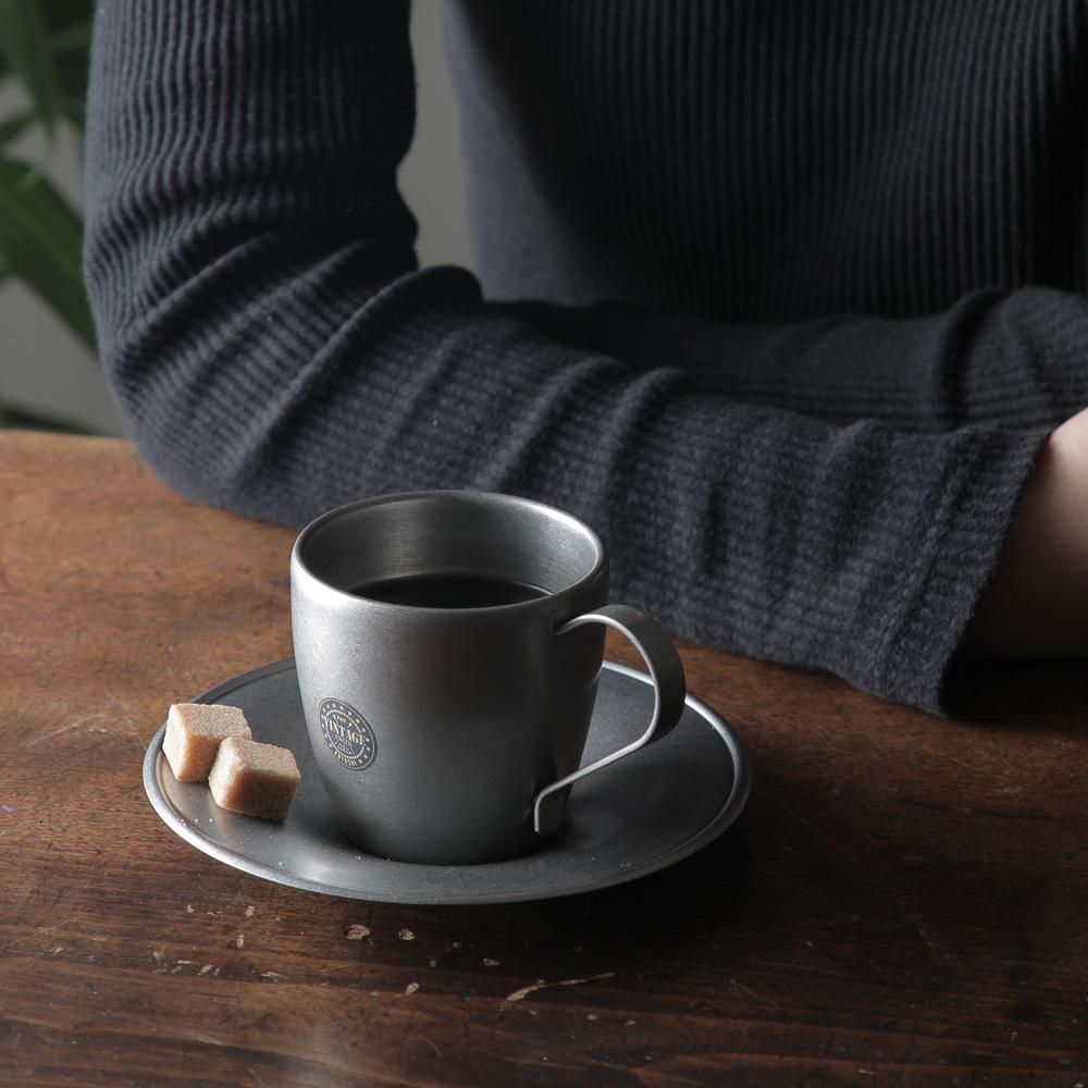 ○VINTAGE INOX ヴィンテージイノックス 青芳 DWカップ＆ソーサー