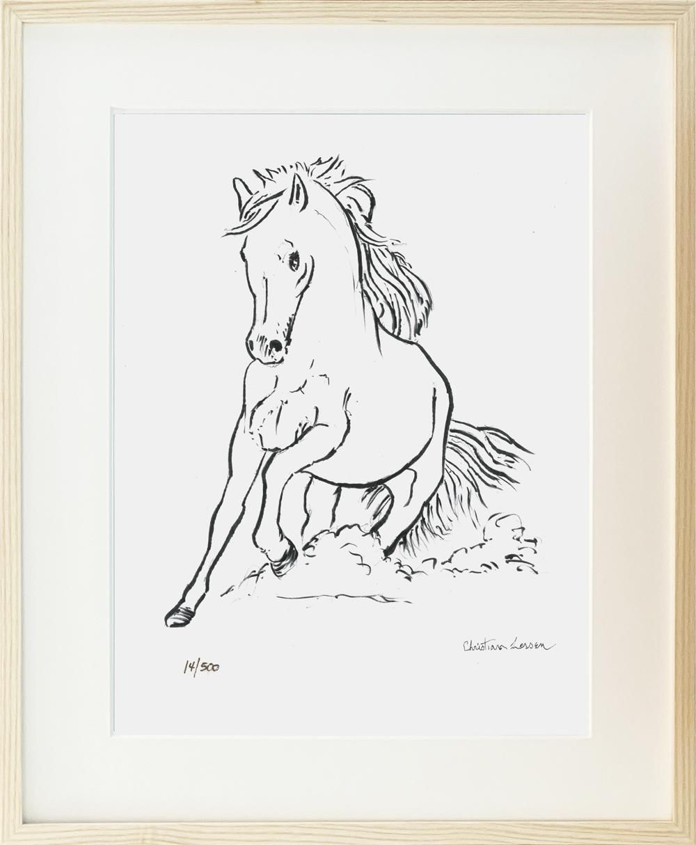 Horse Scketch | クリスチャン・ラッセン | アート・オブ・ライフ 株式