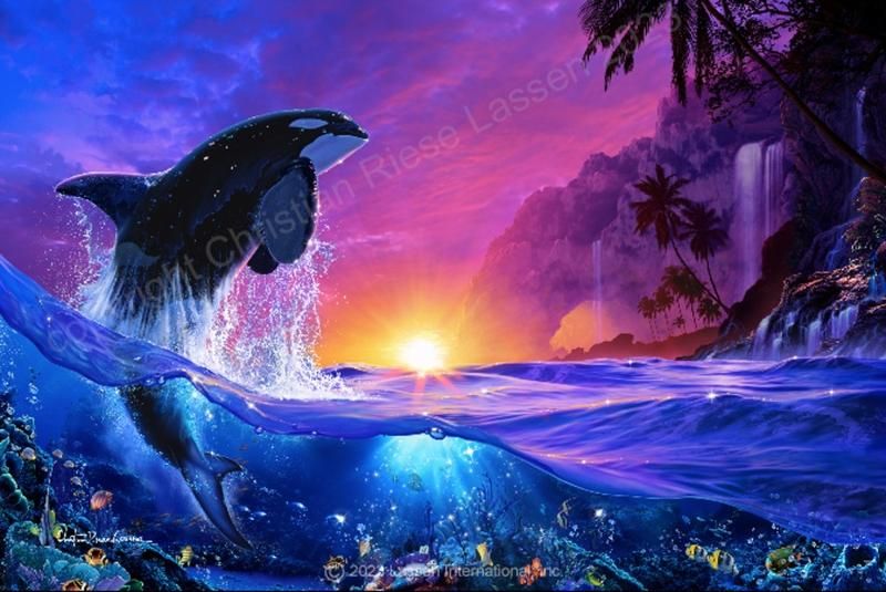 クリスチャン.リース.ラッセン絵画GL138／200 クリスチャン.リース