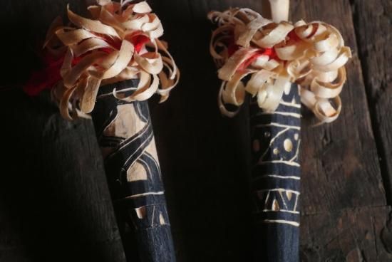 アイヌ民具 花矢 ヘペレアイ 5種