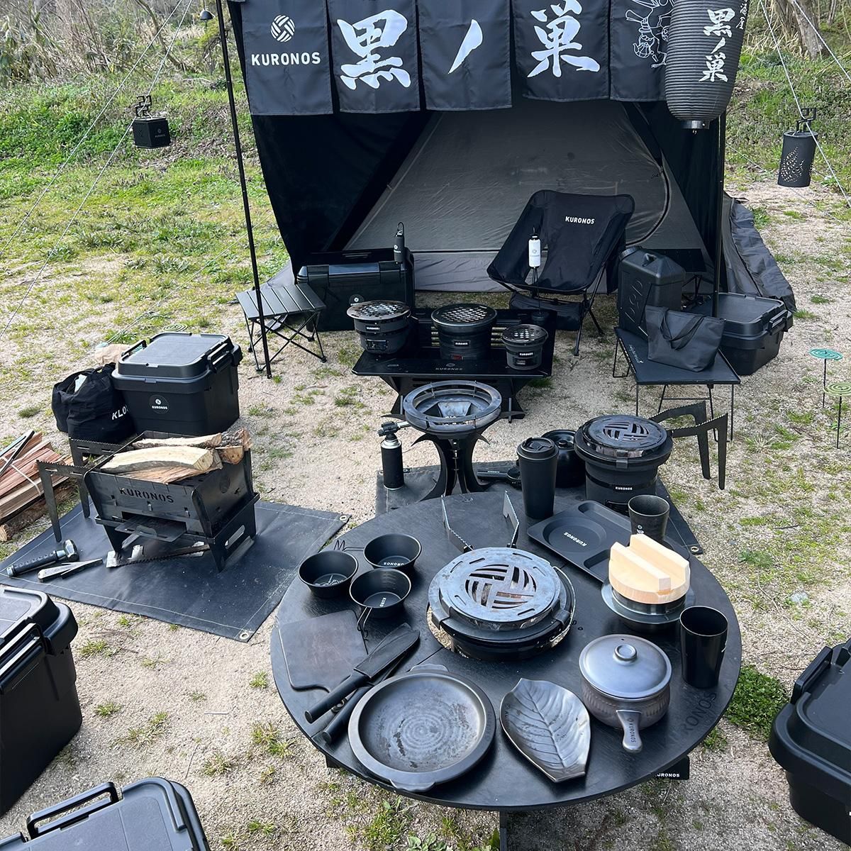 YAMAGOMORY 八卓 七輪テーブル 折り畳み キャンプテーブル YAMAGOMORY