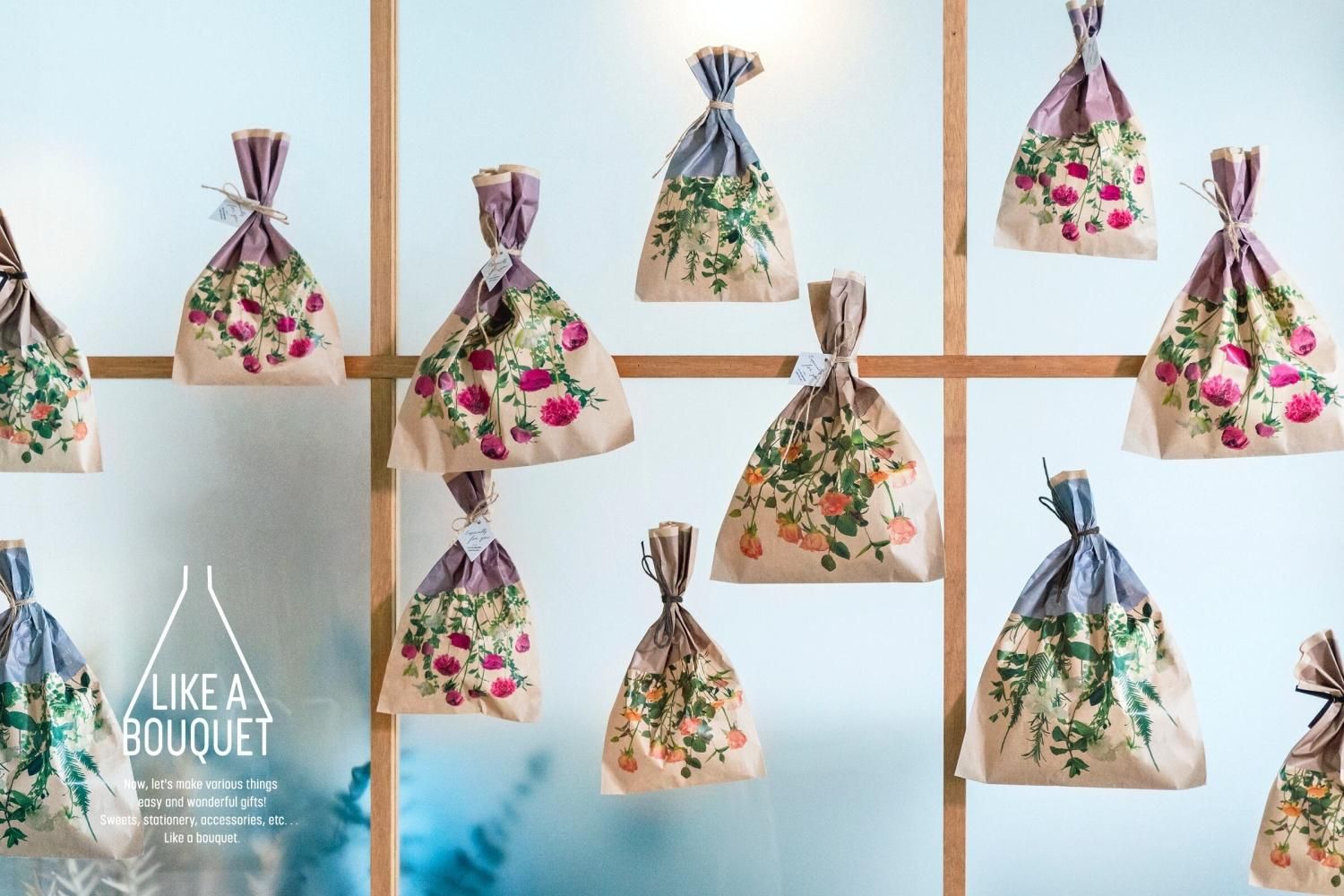 LIKE A BOUQUET』GIFT BAG【クラフト紙】アソートセット｜POWDER ROOM