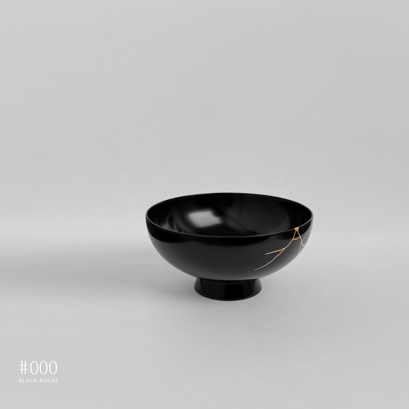 輪島塗 金継ぎ椀 | 漆黒の美 - ♯000 BLACK KOGEI
