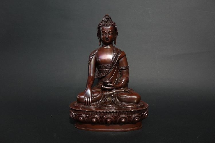 釈迦如来 銅製 21cm｜大阪の仏像通販・販売なら仏像専門店 多羅堂
