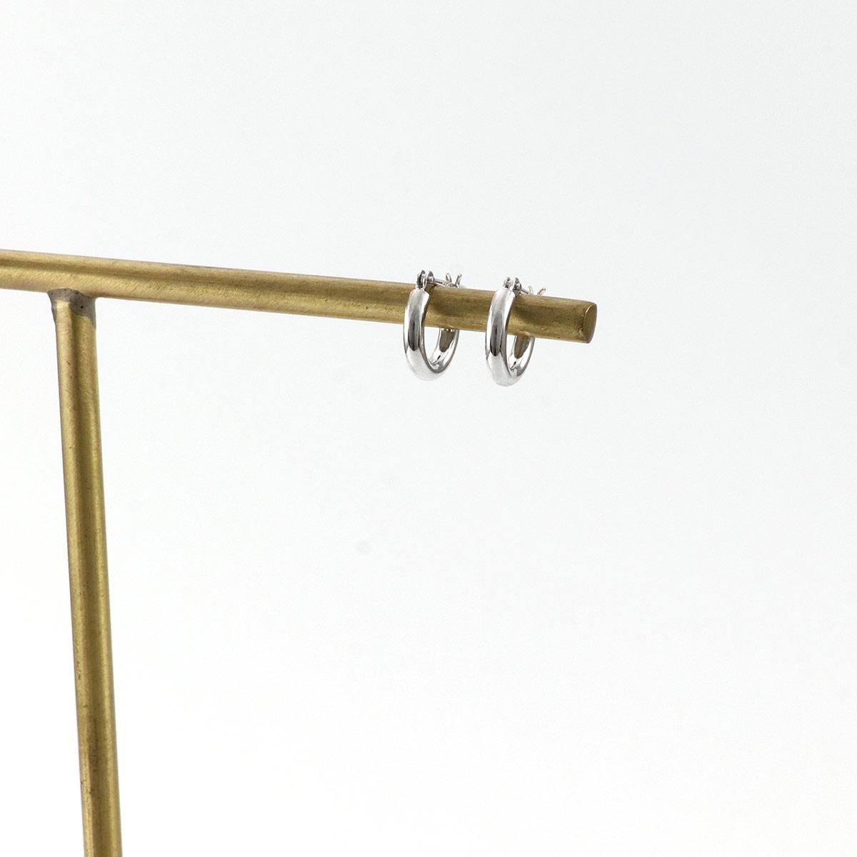 K14WG フープピアス 14金ホワイトゴールド |ギフト専門通販