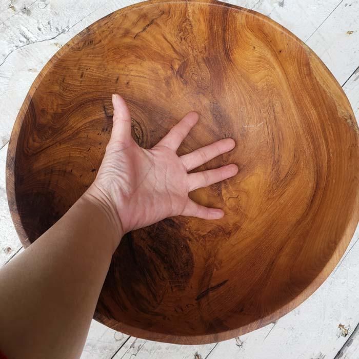 アンティークウッドボウル 大きな木の器 アンティークウッドボウル