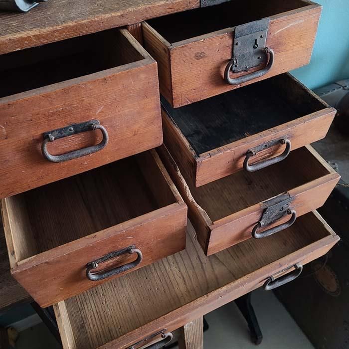 古家具・古道具・小引き出し・昭和レトロ・6引き出し | 旅するレトロ