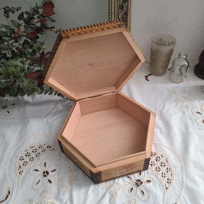 BOVRIL 英国アンティーク 木箱 アンティークbovril ジャーウッド