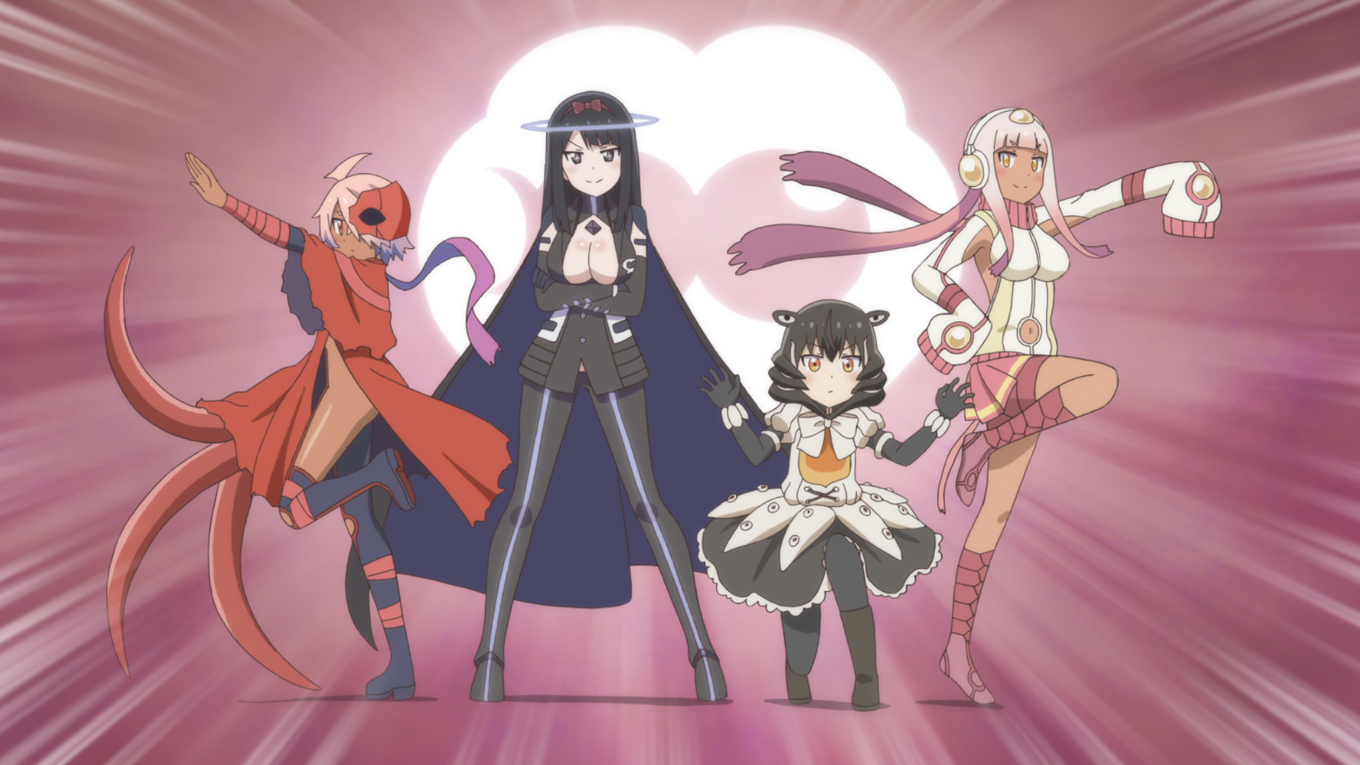 ◇【怪獣娘(黒)/タペストリー(ゼットン)】ガールズ/擬人化計画◇※新品