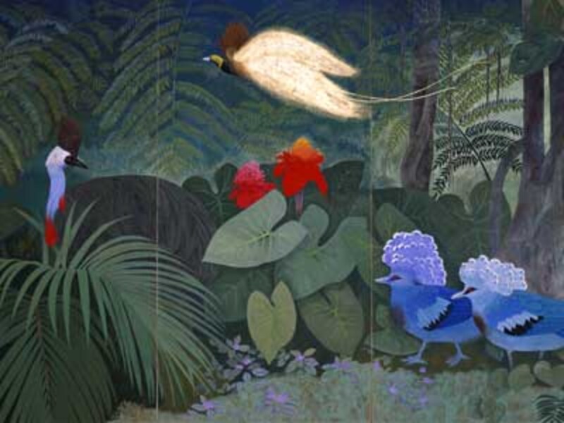 週刊【山田真巳エッセイ】（その1） 風を食べて飛び続ける鳥 [日本画