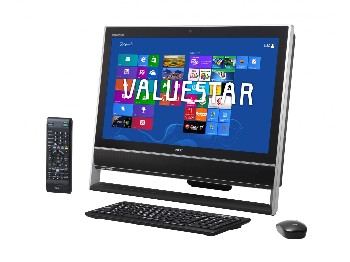 Windows 8で充実のAV機能 NEC VALUESTAR VN770/JS [デスクトップ