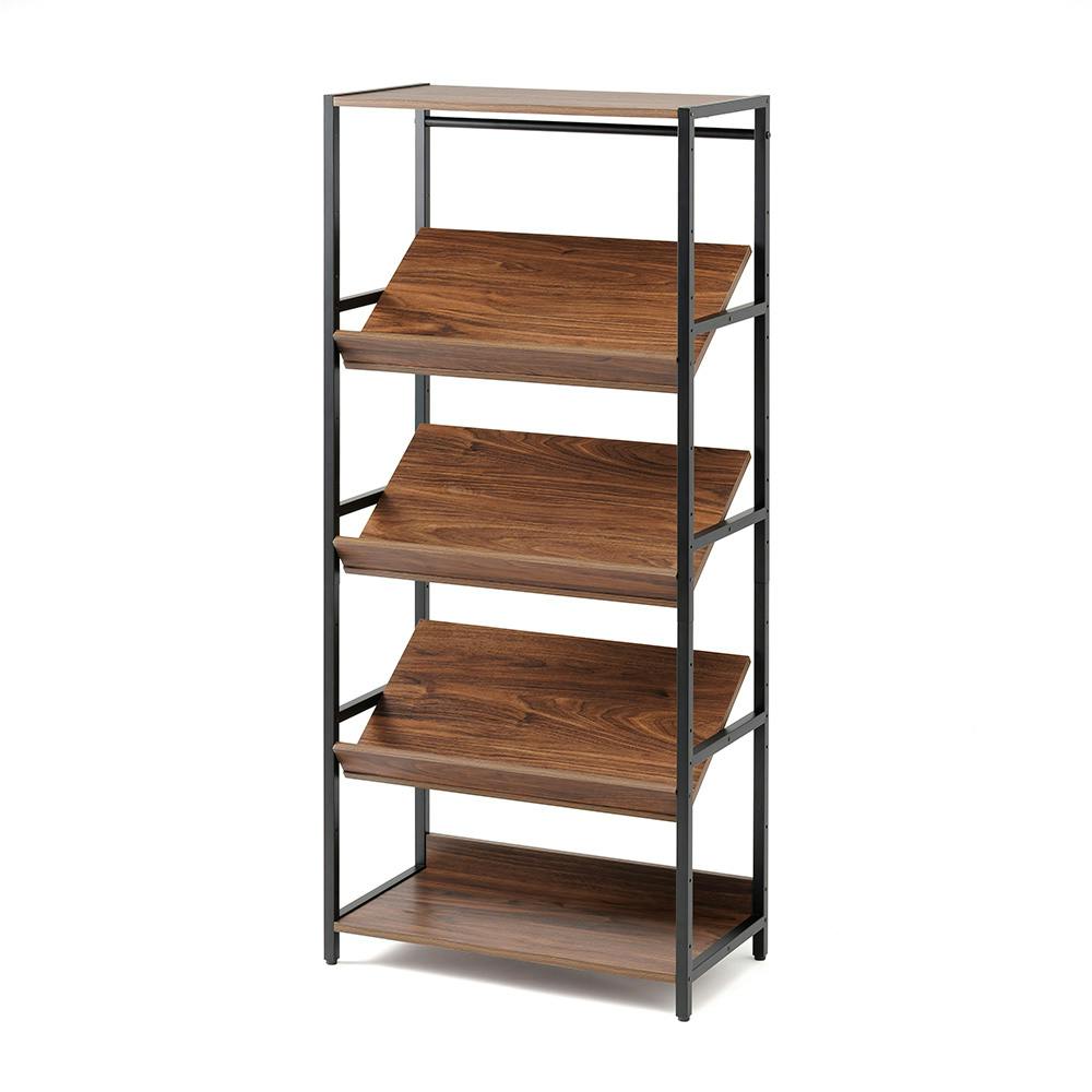 組合せできるマルチラック ブラウン E61 | 本棚・書棚・ブックシェルフ