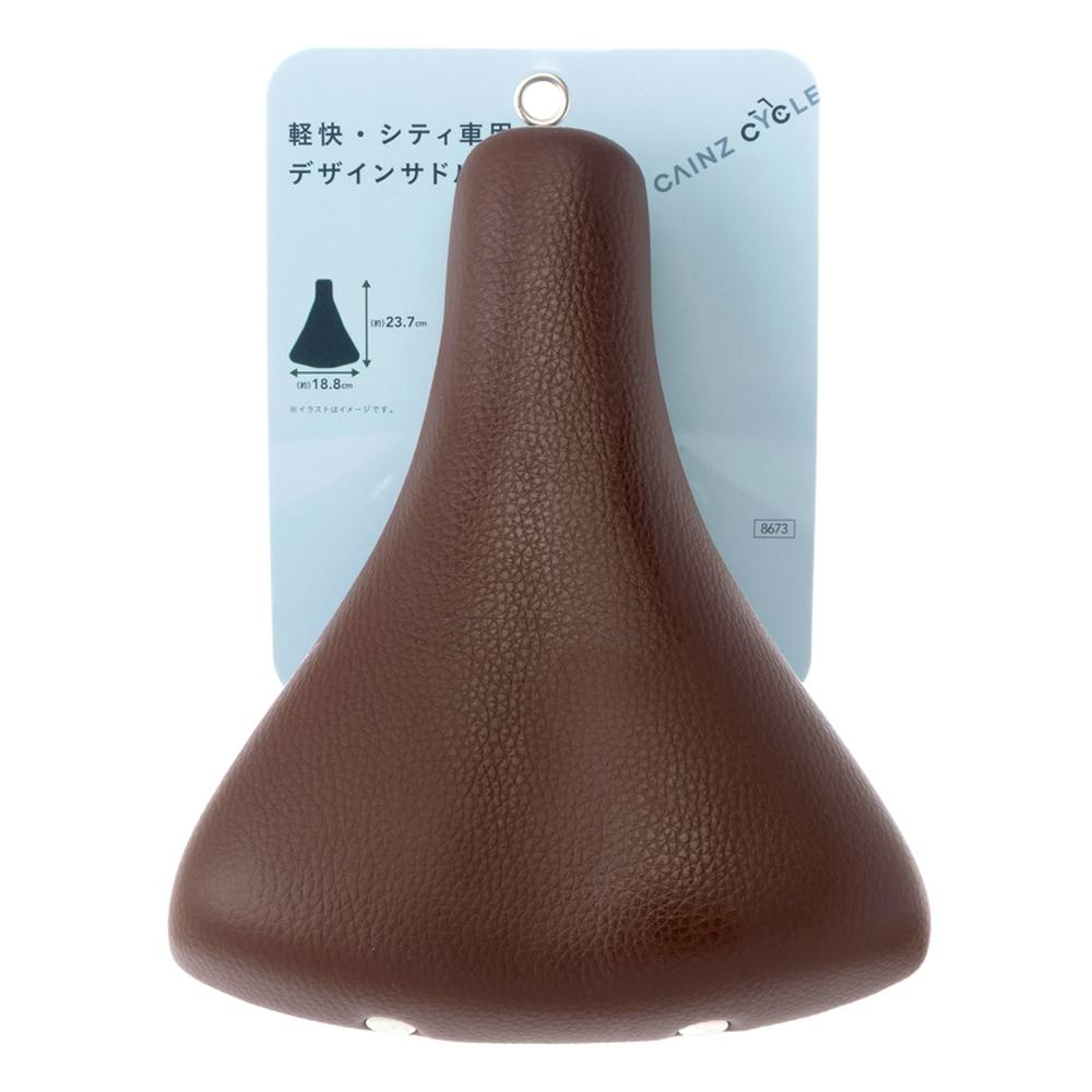 カインズ 軽快・シティ車用 デザインサドル ブラウン CY-3607 | その他