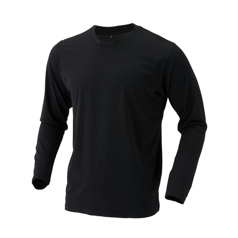 SPEED DRY さらさらドライTシャツ 長袖 ブラック M | 作業着・作業服